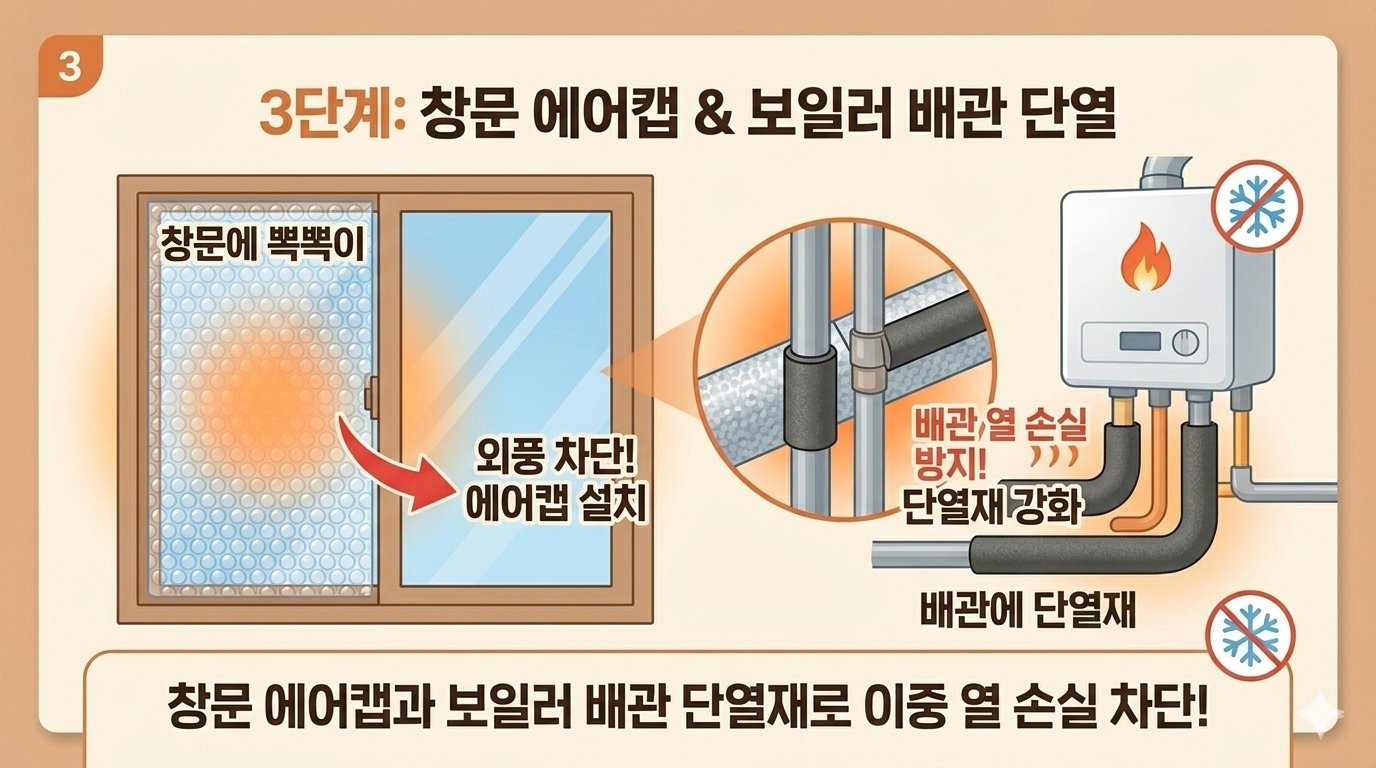 [실제 요금 비교] 보일러 외출모드의 배신? 가스비 폭탄 막아낸 5가지 현실 세팅법