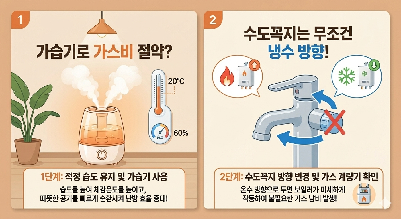 [실제 요금 비교] 보일러 외출모드의 배신? 가스비 폭탄 막아낸 5가지 현실 세팅법