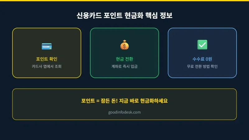 신용카드 포인트 현금화 이미지 1